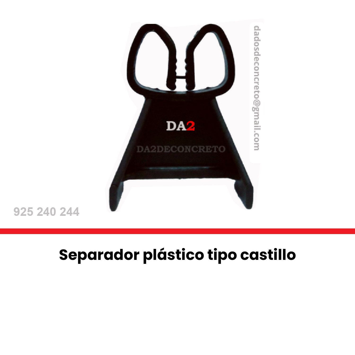 Imagen del producto SEPARADOR PLASTICO TIPO CASTILLO